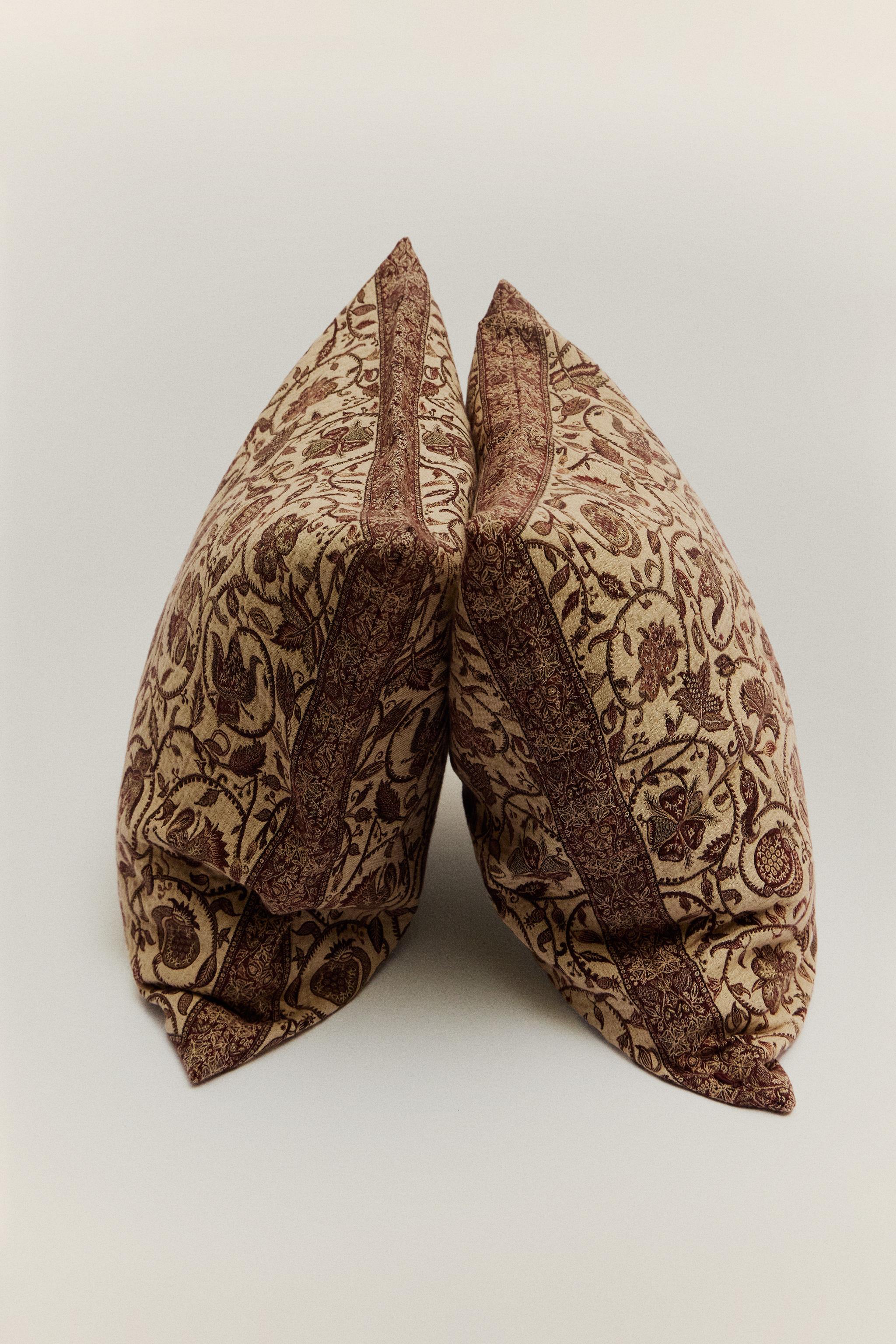 HOUSSE DE COUSSIN JACQUARD
